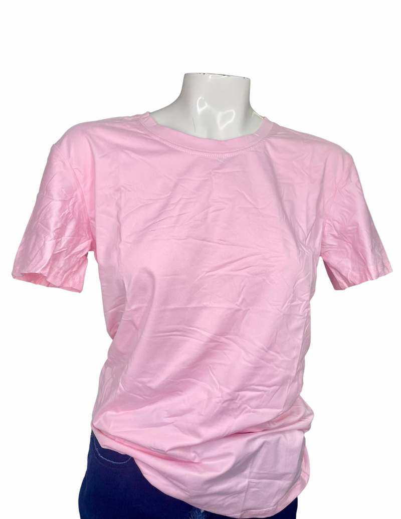 PACK OF 10 PINK- COTTON FEEL SUBLIMATION UNISEX T-SHIRT